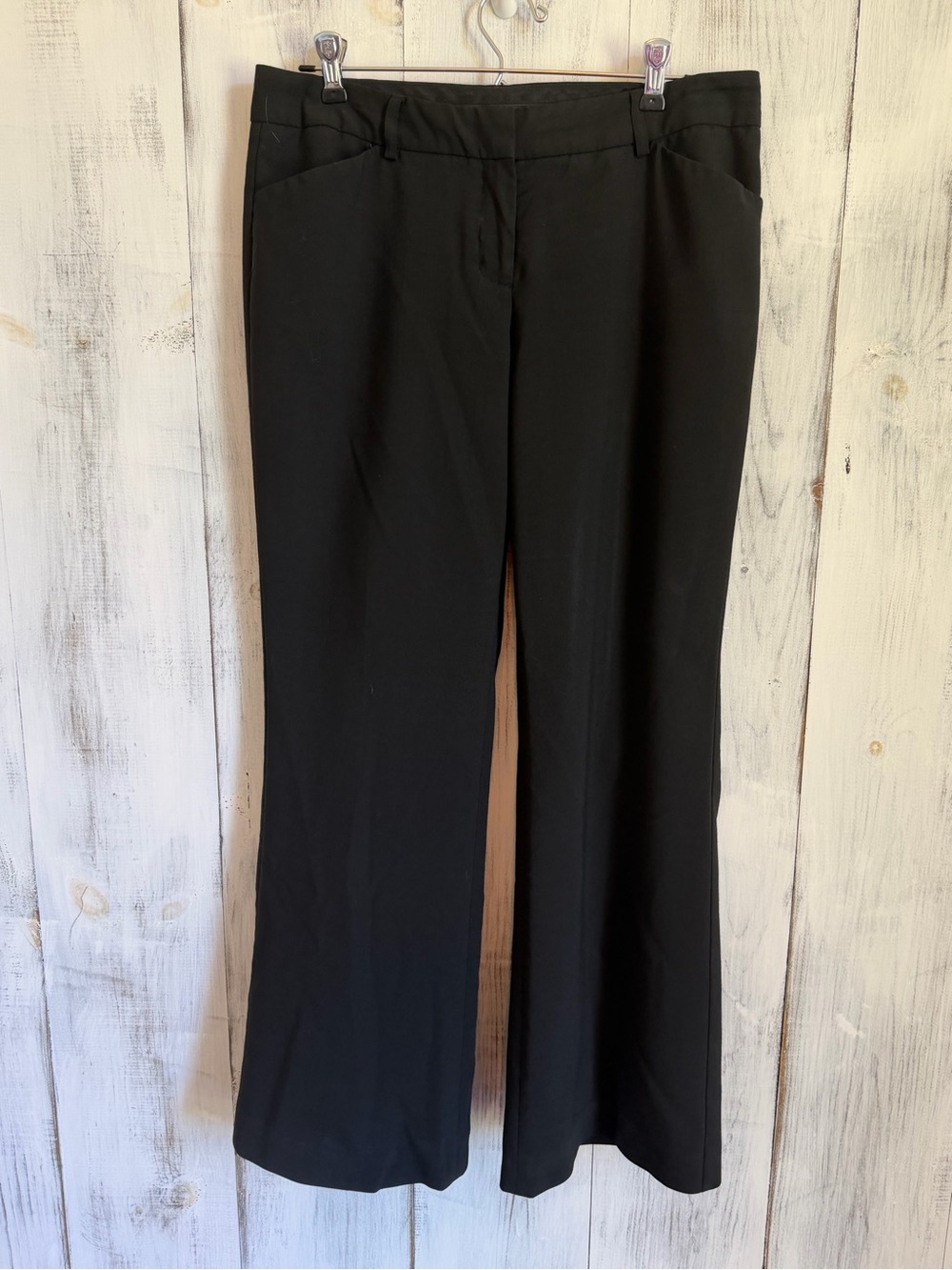 Express Black Boot-Cut Dress Pants for Women - Classic Flare